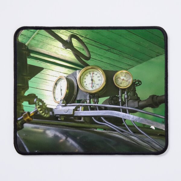 Item preview, Vintage Steam Engine Gauges Industrial Machinery designed and sold by GroovyDesigns4U.
