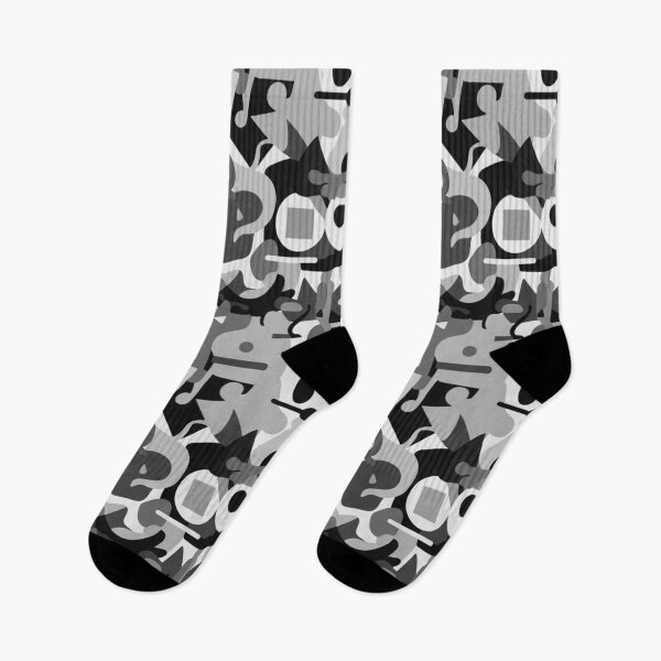 Item preview, Modern Monochrome Abstract Shapes Seamless All-Over Print designed and sold by Chaotic-Treasures.