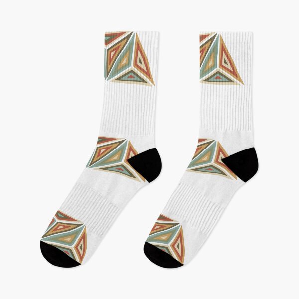 Artikelvorschau, Retro-Tribal-Geometrie – Dreiecksmuster in Erdtönen entworfen und verkauft von Wednesday Art design .