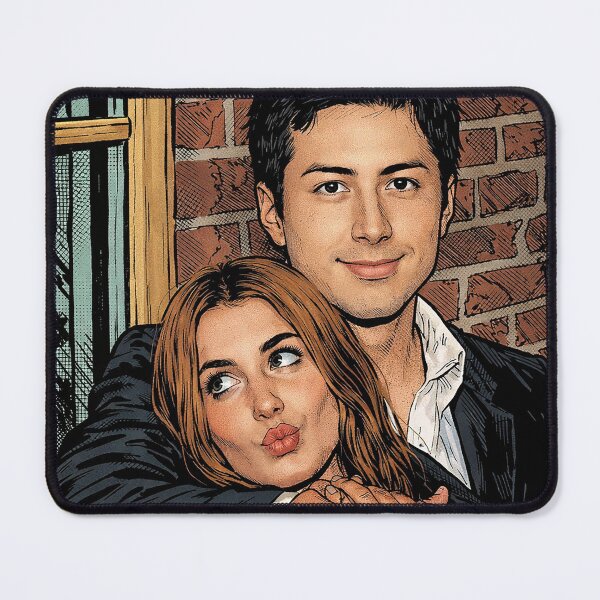 Item preview, Hudson Williams y Sophie Nélisse de Heated Rivalry (arte de fans) designed and sold by PopCultureAndStuff.