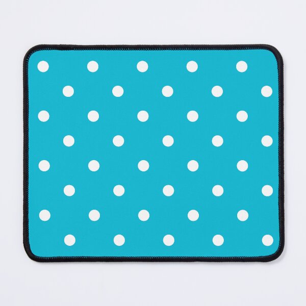 Item preview, Aqua Blue and White Polka dots  designed and sold by POLKAIWERX.
