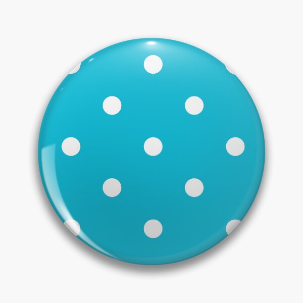 Item preview, Aqua Blue and White Polka dots  designed and sold by POLKAIWERX.