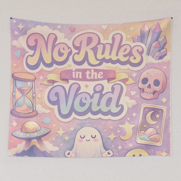 Item preview, No Rules in the Void Kawaii space spirit designed and sold by Mauswohn.