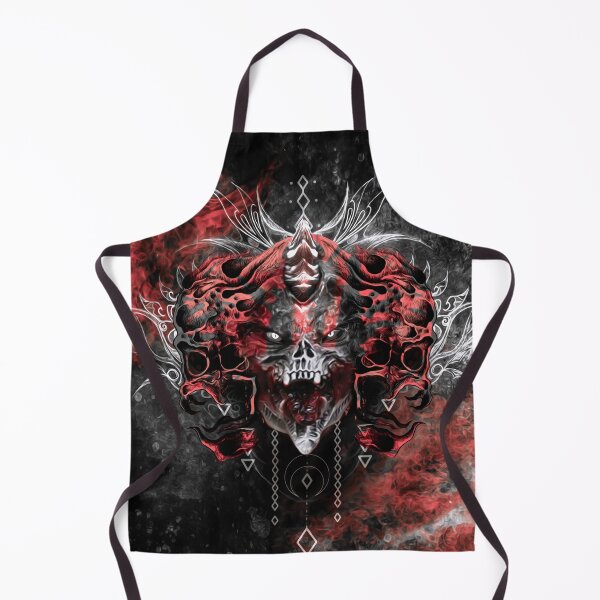 Item preview, Infernal Demon Skull Art - Hellfire Gothic Monster & Dark Fantasy Horror designed and sold by yuvimaginaria.