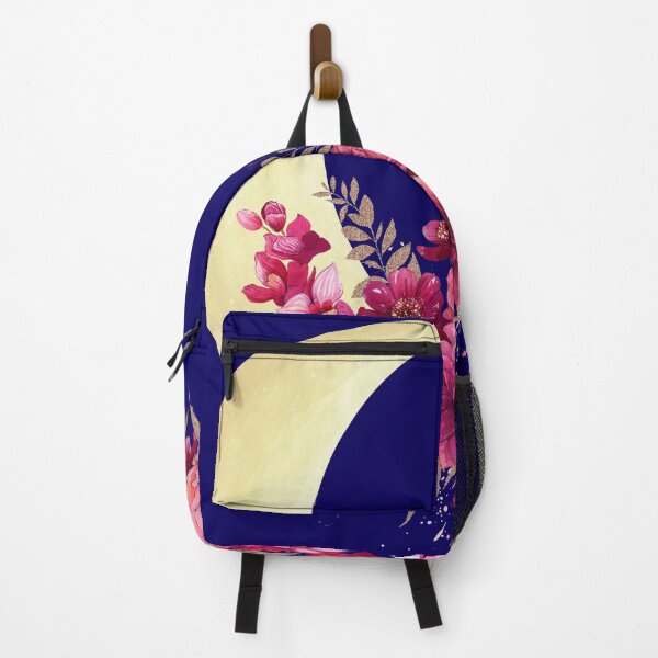 Item preview, Floral Crescent Moon Design – Pink Watercolor Flowers & Butterfly Aesthetic designed and sold by kpwi_maduwanthi.