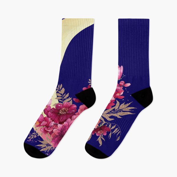 Item preview, Floral Crescent Moon Design – Pink Watercolor Flowers & Butterfly Aesthetic designed and sold by kpwi_maduwanthi.
