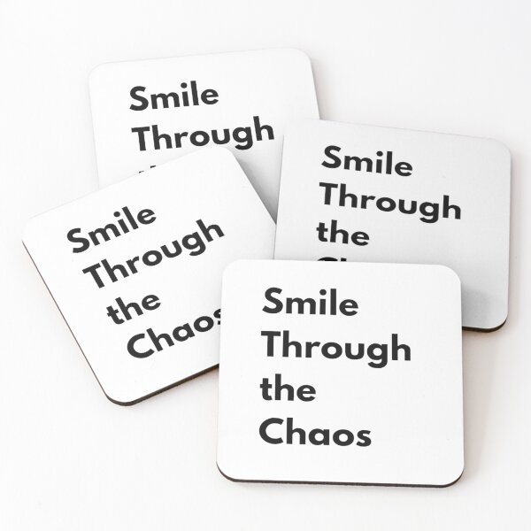 Item preview, Motivational Wokr Quote Smile Through the Chaos designed and sold by WorkdayWit.