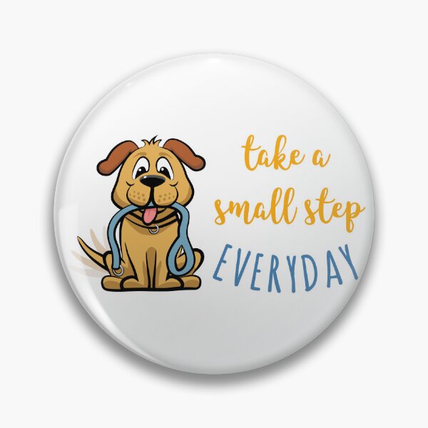 Item preview, Take a Small Step Everyday Dog Walk Walker designed and sold by AussieMomma.