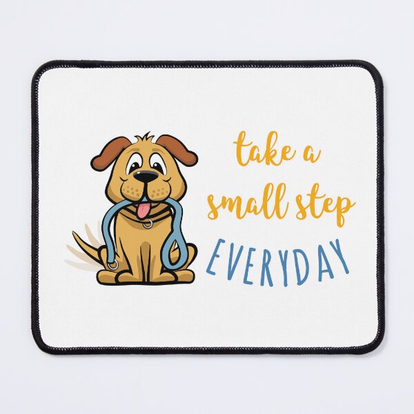 Item preview, Take a Small Step Everyday Dog Walk Walker designed and sold by AussieMomma.