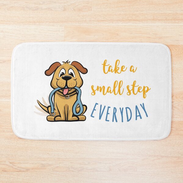 Item preview, Take a Small Step Everyday Dog Walk Walker designed and sold by AussieMomma.