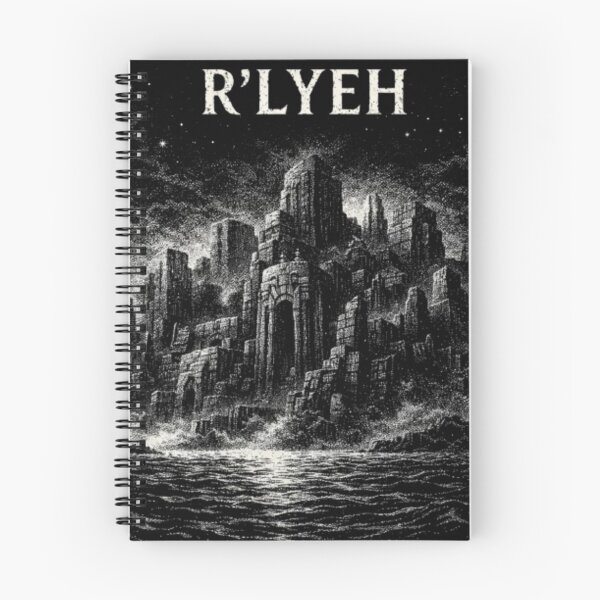 Item preview, R'lyeh The Sunken City Lovecraft Horror designed and sold by Beaurozier.