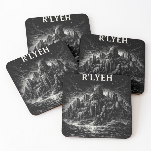 Item preview, R'lyeh The Sunken City Lovecraft Horror designed and sold by Beaurozier.