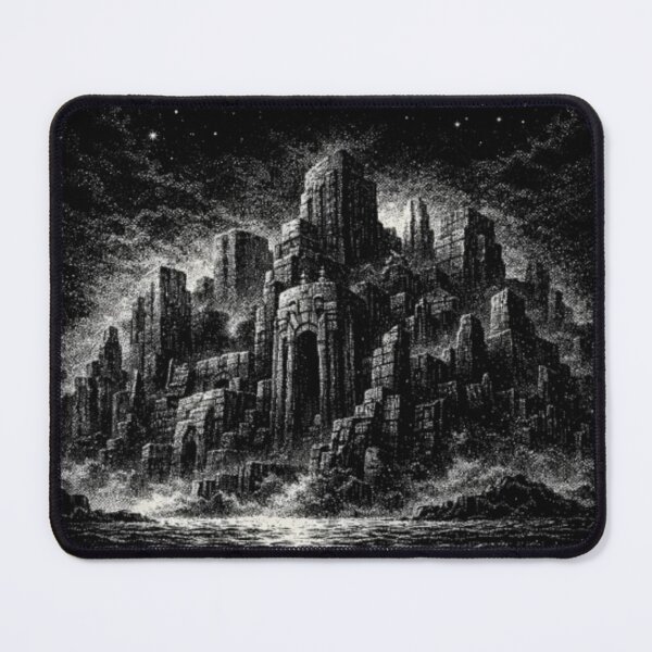 Item preview, R'lyeh The Sunken City Lovecraft Horror designed and sold by Beaurozier.