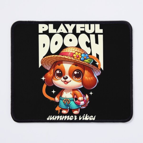 Item preview, Playful Pooch Summer Vibes - Kawaii Beach Dog designed and sold by GenZFashion000.