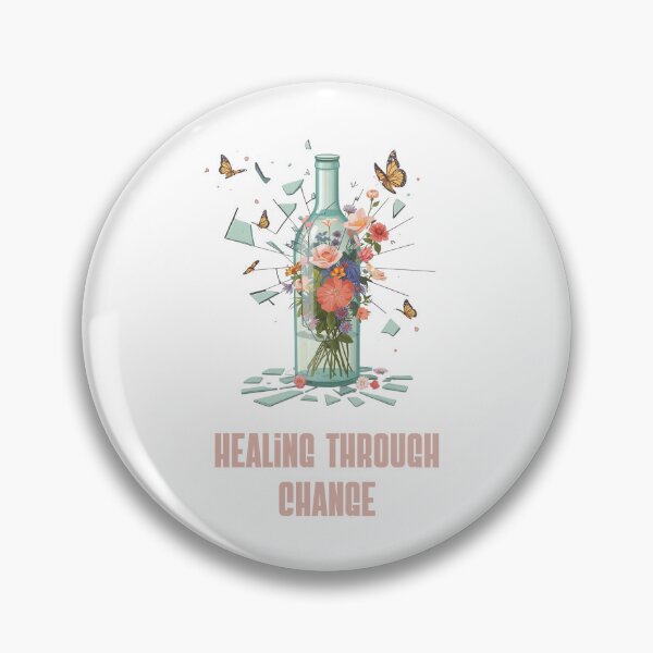 Item preview, Broken Bottle Bloom – Sober Recovery Transformation Flowers designed and sold by trendplusco.