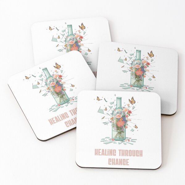 Item preview, Broken Bottle Bloom – Sober Recovery Transformation Flowers designed and sold by trendplusco.