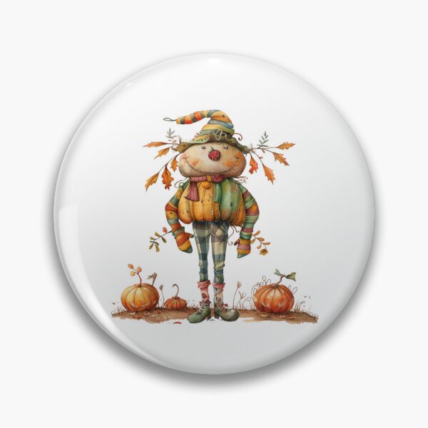 Item preview, Pumpkin Patch Scarecrow Gnome designed and sold by Gallory Hive.