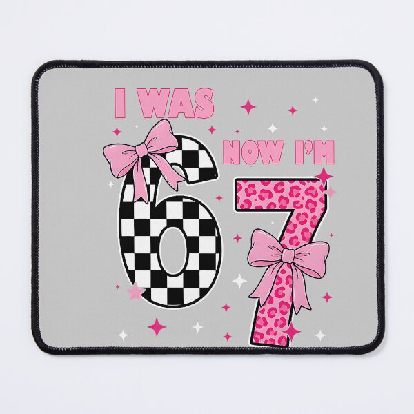 Item preview, 7th Birthday Girl I was 6 Now I'm 7 Coquette Bow Bday Party designed and sold by mjohnson9.