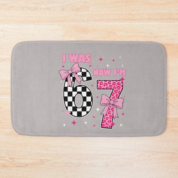 Item preview, 7th Birthday Girl I was 6 Now I'm 7 Coquette Bow Bday Party designed and sold by mjohnson9.