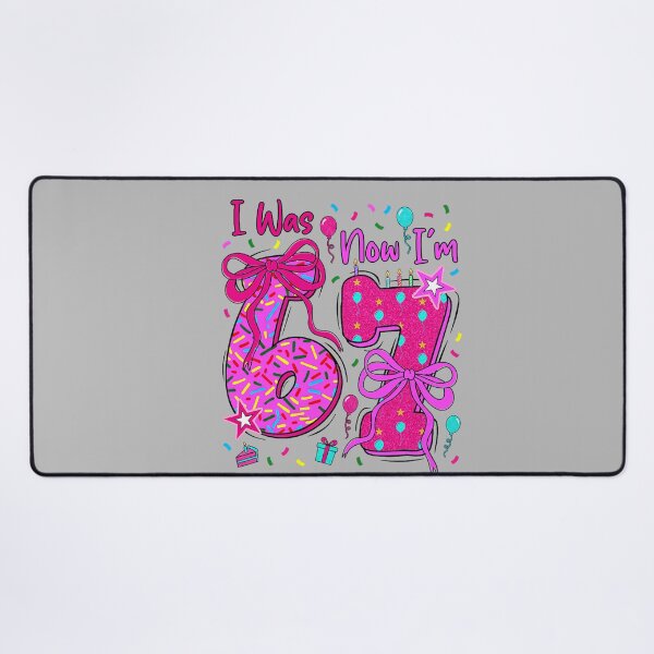 Item preview, 7th Birthday Girl I was 6 Now I'm 7 Year Old 67 Birthday designed and sold by mjohnson9.