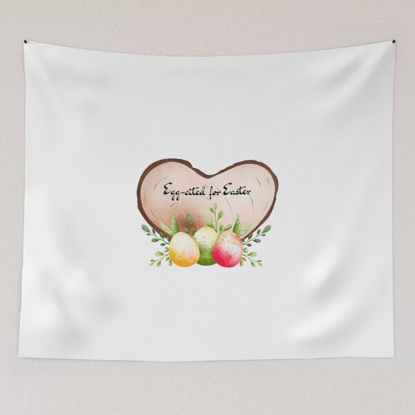 Item preview, Egg-cited for Easter Sticker – Colorful Easter Eggs with Spring Vibes designed and sold by FestivityFinds.