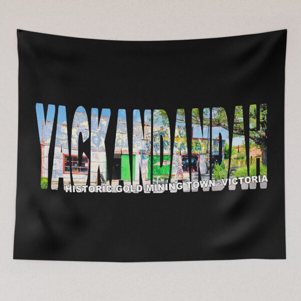 Item preview, YACKANDANDAH Historic Gold Mining Town Victoria - Goldrush designed and sold by Adam Gormley.