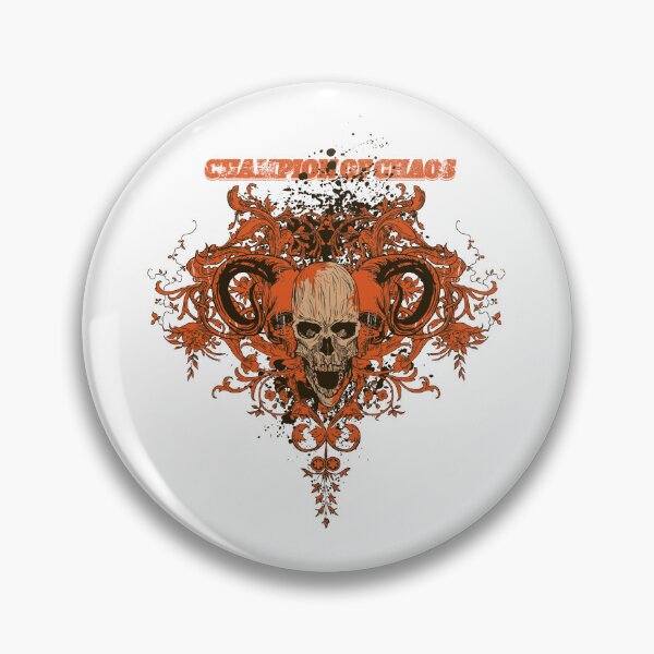 Item preview, Champion of Chaos - Dark Gothic Horned Skull Baroque Streetwear designed and sold by snapifyprints.