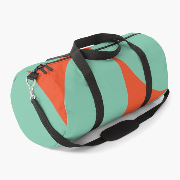 Item preview, Bold Bauhaus Mid Century Minimalism 6 Teal and Red designed and sold by colourpoems.