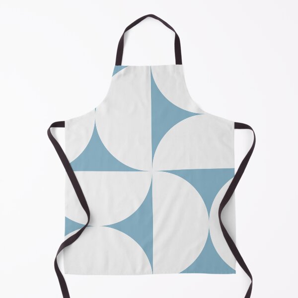 Item preview, Bold Bauhaus Mid Century Minimalism 14 Blue and White designed and sold by colourpoems.
