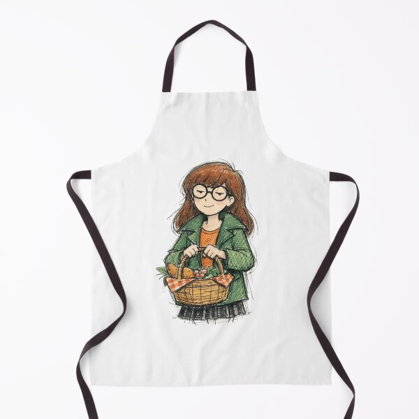 Item preview, Daria with Wicker Basket designed and sold by LIS AND MELIVERSO.