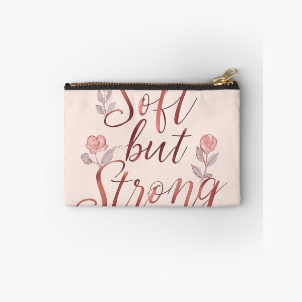 Item preview, Soft But Strong – Feminine Empowerment Quote designed and sold by Saynix.