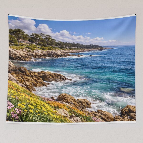 Item preview, Monterey California Pacific Coast designed and sold by Myra365Art.