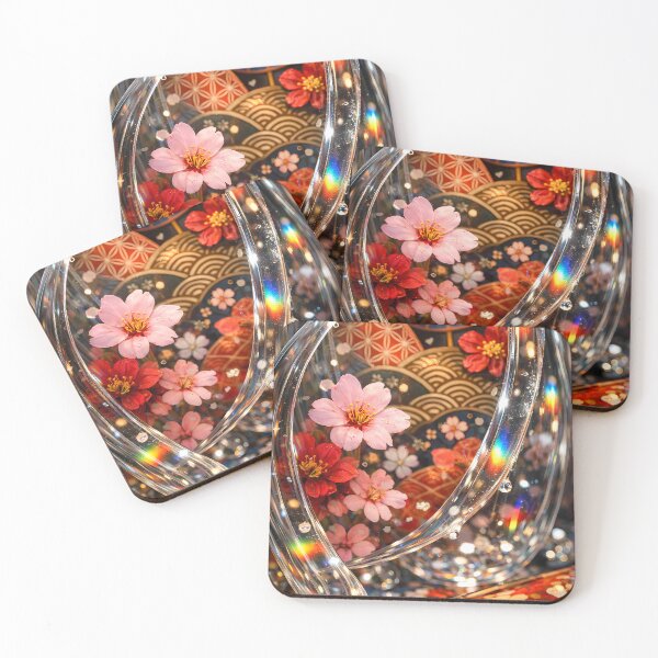 Item preview, Wagara flowers and glass designed and sold by Helmy Dream.
