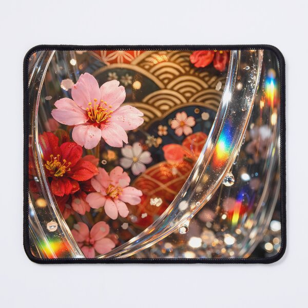 Item preview, Wagara flowers and glass designed and sold by Helmy Dream.