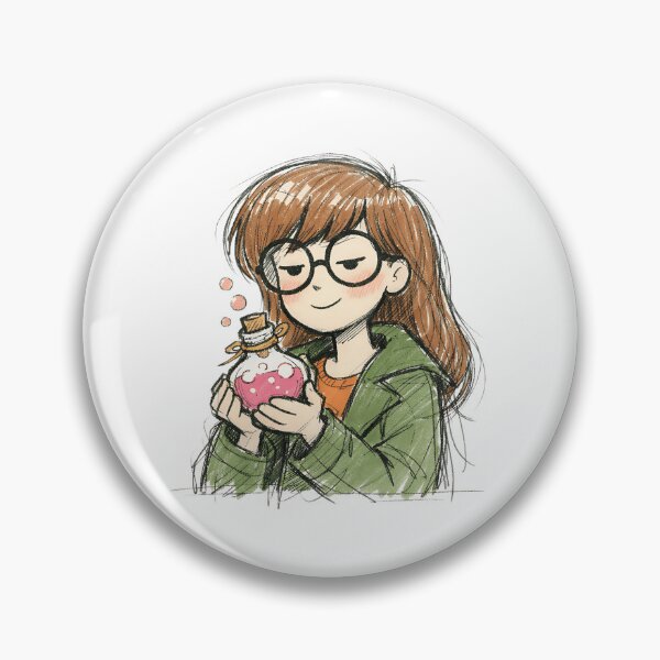 Item preview, Daria with potion bottle designed and sold by LIS AND MELIVERSO.
