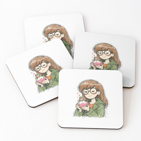 Item preview, Daria with potion bottle designed and sold by LIS AND MELIVERSO.