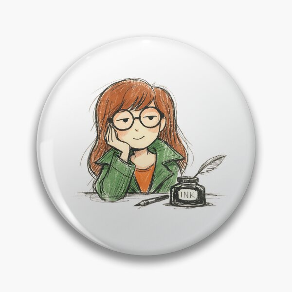 Item preview, Daria with Ink Bottle designed and sold by LIS AND MELIVERSO.