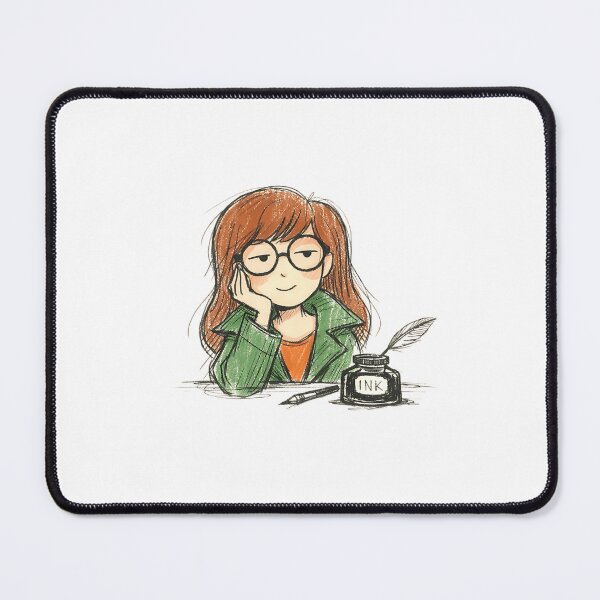 Item preview, Daria with Ink Bottle designed and sold by LIS AND MELIVERSO.