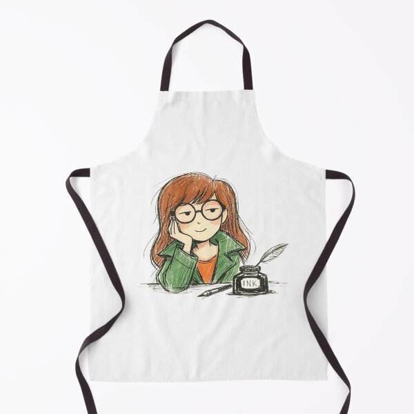 Item preview, Daria with Ink Bottle designed and sold by LIS AND MELIVERSO.