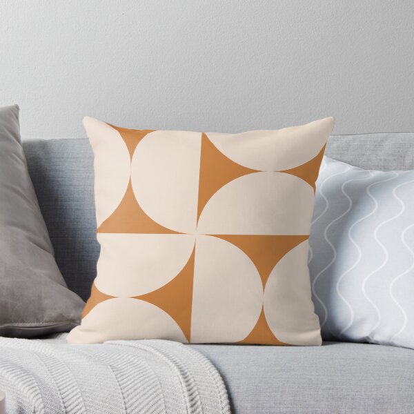 Item preview, Bold Bauhaus Mid Century Minimalism 39 Burnt Orange designed and sold by colourpoems.