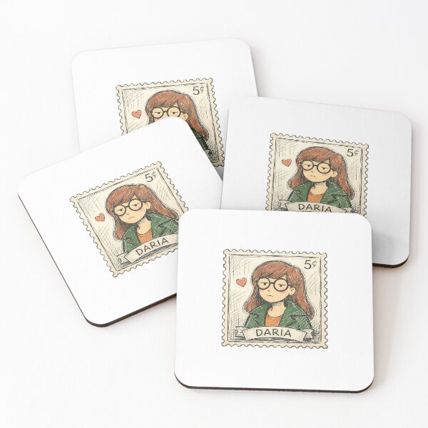 Item preview, DARIA WITH VINTAGE POSTMART designed and sold by LIS AND MELIVERSO.