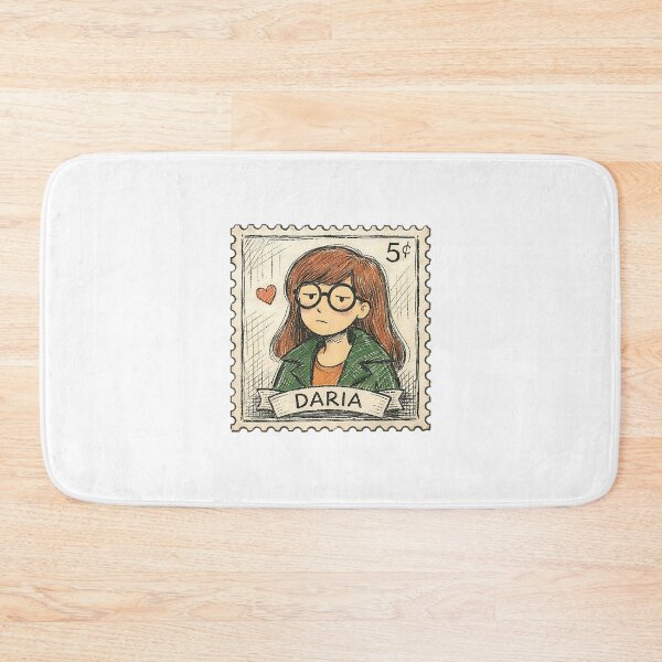 Item preview, DARIA WITH VINTAGE POSTMART designed and sold by LIS AND MELIVERSO.