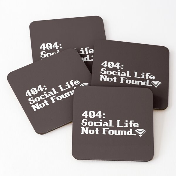 Item preview, 404: social life not found designed and sold by Newrealis.