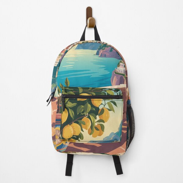 Item preview, Amalfi Coast Positano Vintage Travel Poster – Retro 1950s Italian Riviera Wall Art designed and sold by Tamas Das.