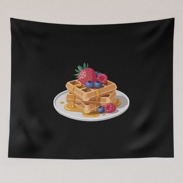 Item preview, Cute Breakfast Waffles designed and sold by IdunayaStore.