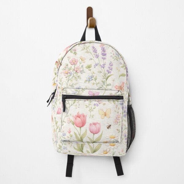 Artikelvorschau, Vintage-Blumengarten-Aquarell-Botanisches Dekokissen entworfen und verkauft von FestivityFinds.