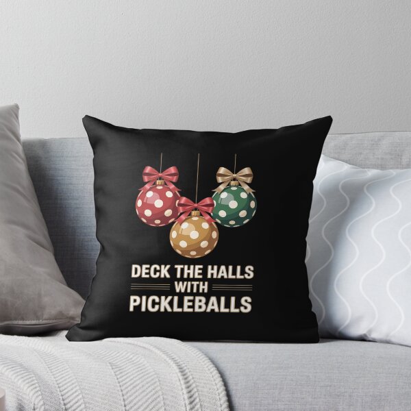 Item preview, Christmas Pickleball , DECK THE HALLS with PICKLEBALLS designed and sold by IdunayaStore.
