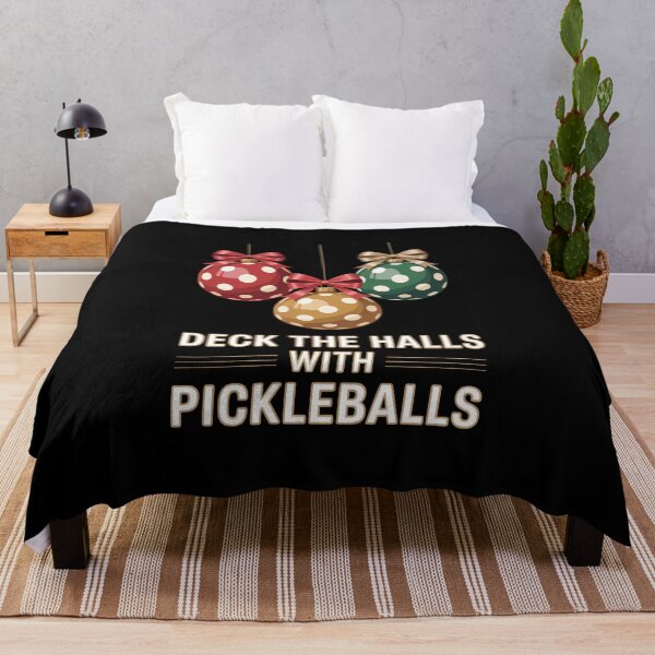 Item preview, Christmas Pickleball , DECK THE HALLS with PICKLEBALLS designed and sold by IdunayaStore.