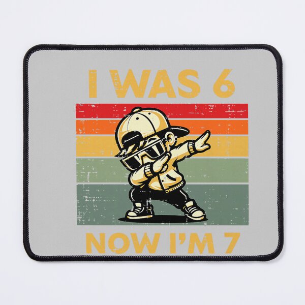 Item preview, 7th Birthday I was 6 Now Im 7 Dab Six Seven Boys Kids Youth designed and sold by mjohnson9.