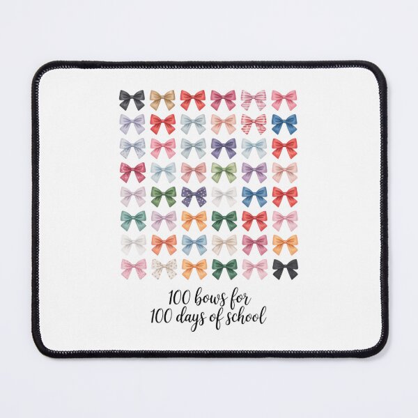 Item preview, Cute Coquette Bows 100 Days Of School designed and sold by IdunayaStore.